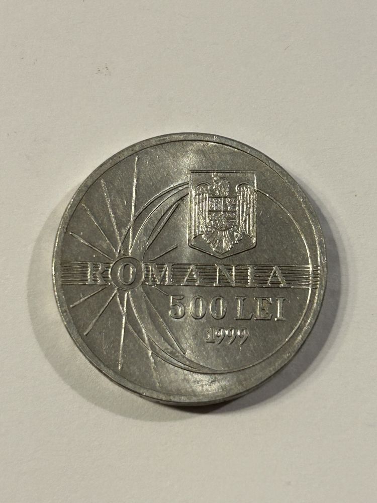 Moneda de colectie 500 de lei eclipsa 1999