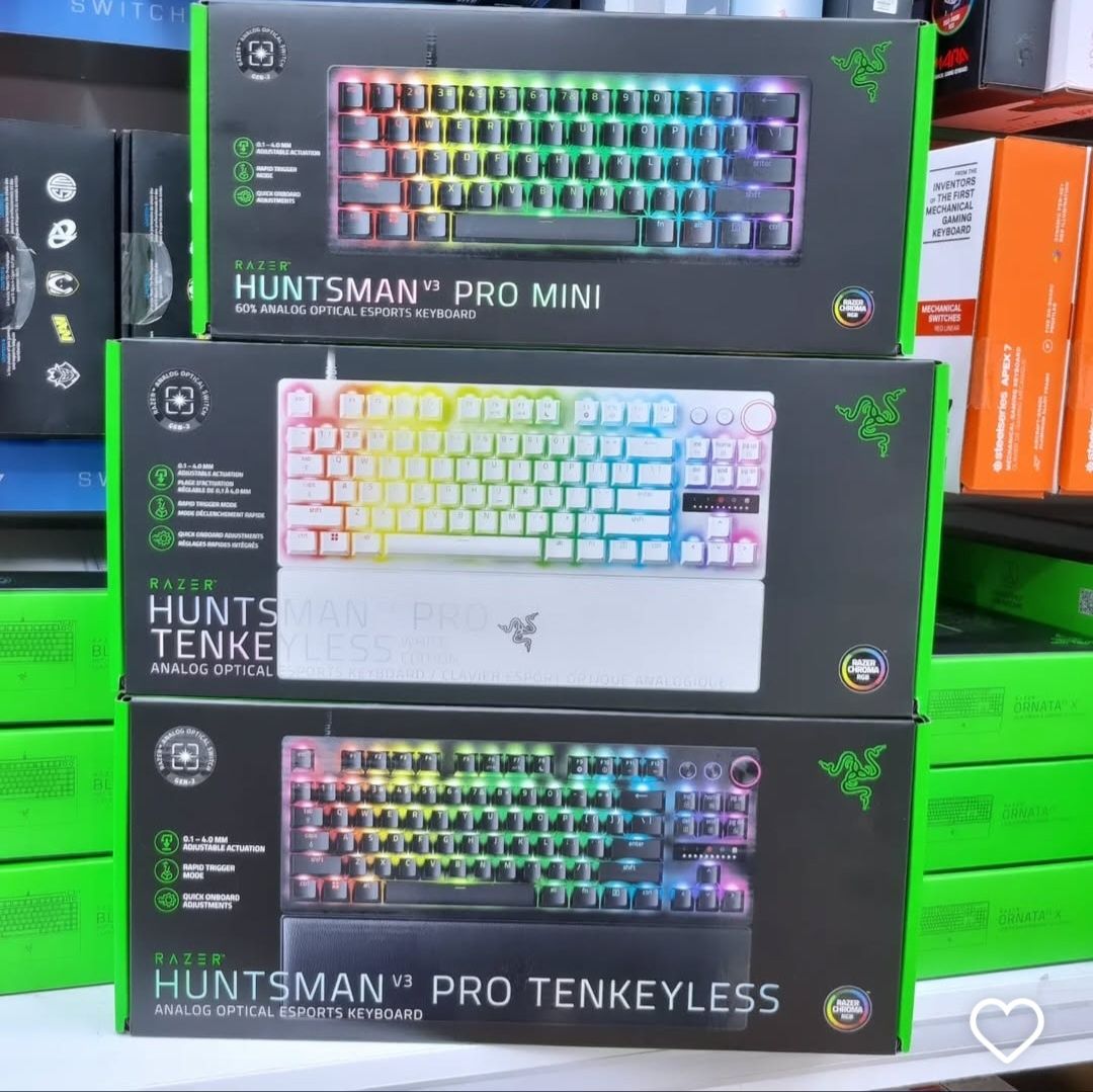 МЕГА СКИДКА! RAZER Huntsman V3 PRO TKL Black Механическая Клавиатура (