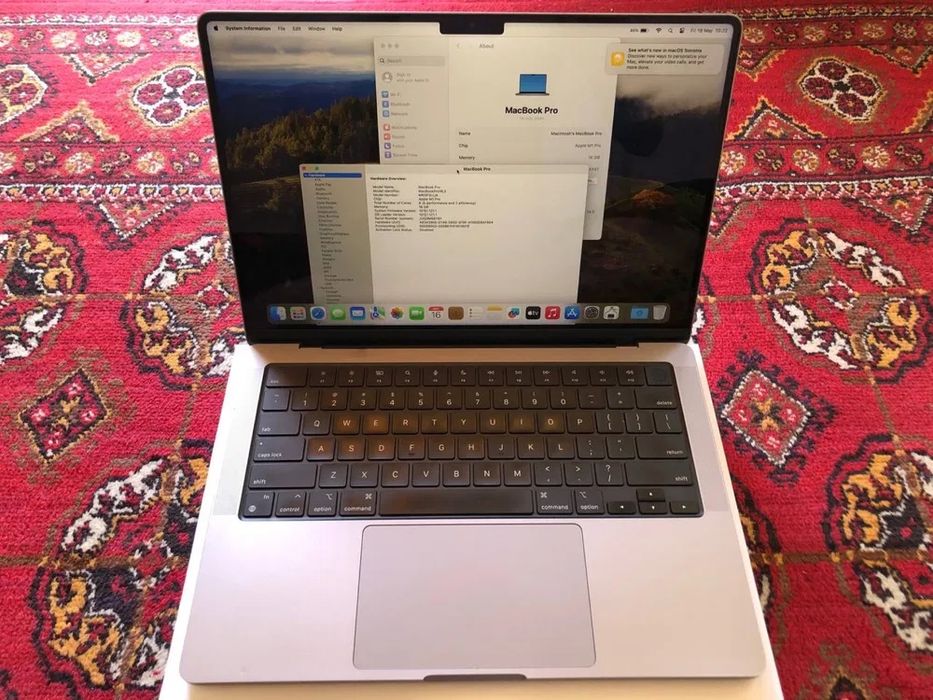 Macbook 14 pro m1 16/512
