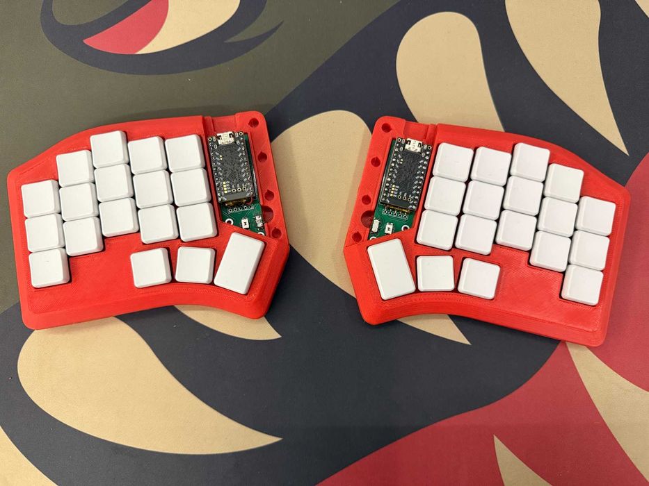 36-клавишная сплит-клавиатура Temper (Chocofi)