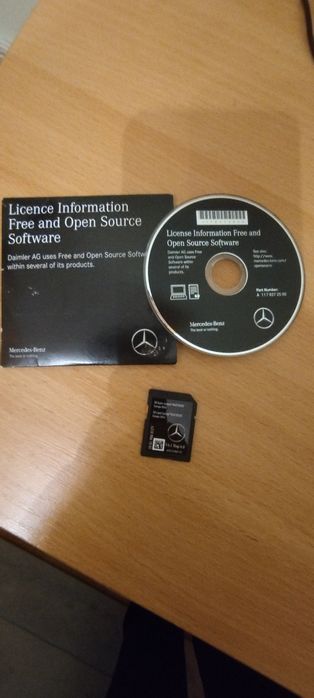 SD Card Harta Original Mercedes