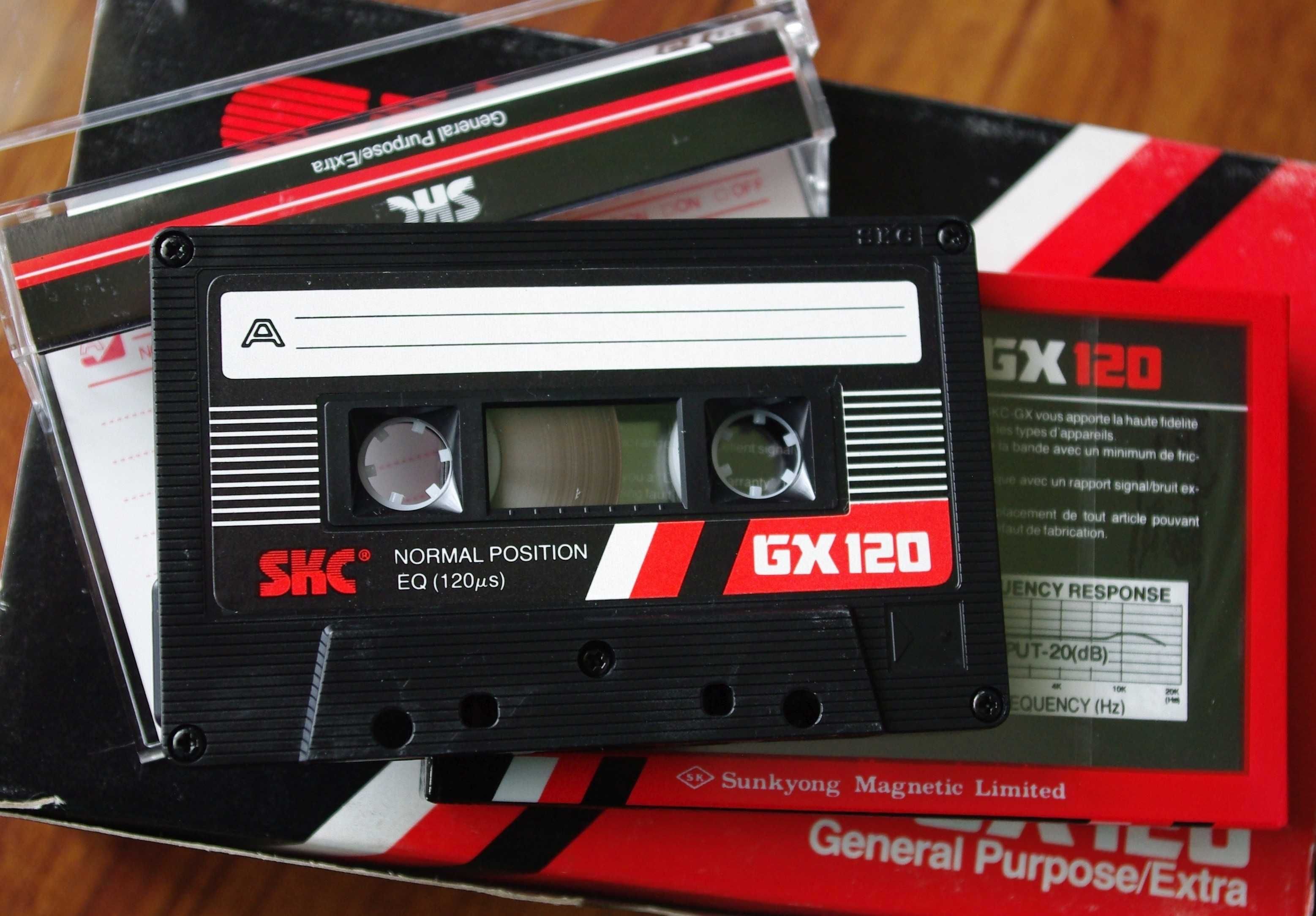 10x SKC GX120 casete audio sigilate