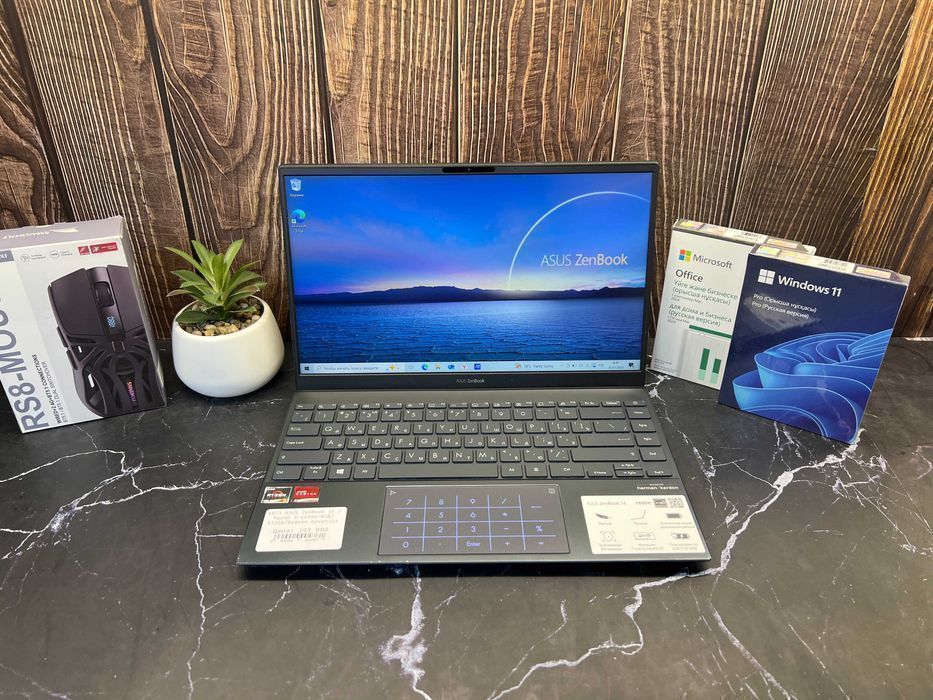 Ноутбук ASUS ZenBook 14 — Ryzen 5 4500U / 8GB / 512GB SSD / 14" FHD