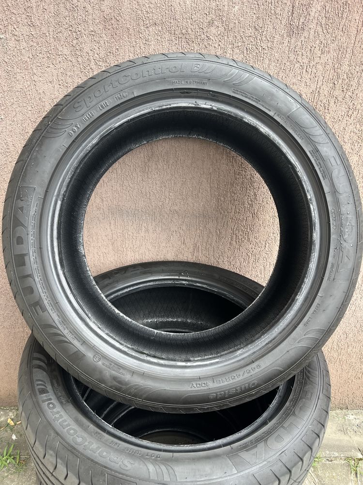 4 anvelope vara 245/45 R18, Fulda Sport!! STARE NOUA!! DOT 2024!!
