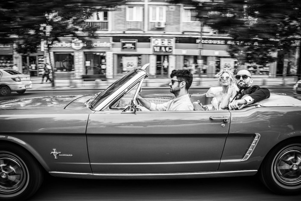 Masină de epocă decapotabila MUSTANG