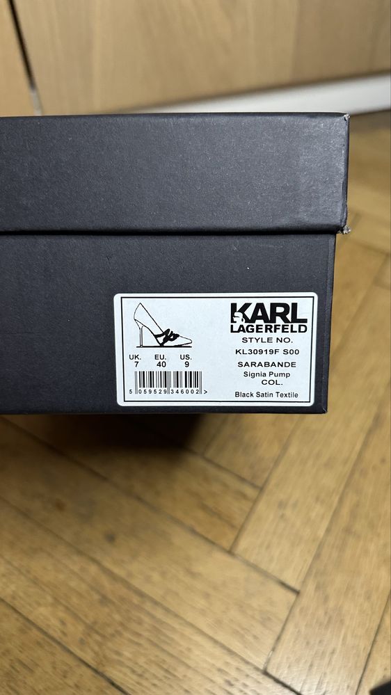 KARL LAGERFELD Черни токчета