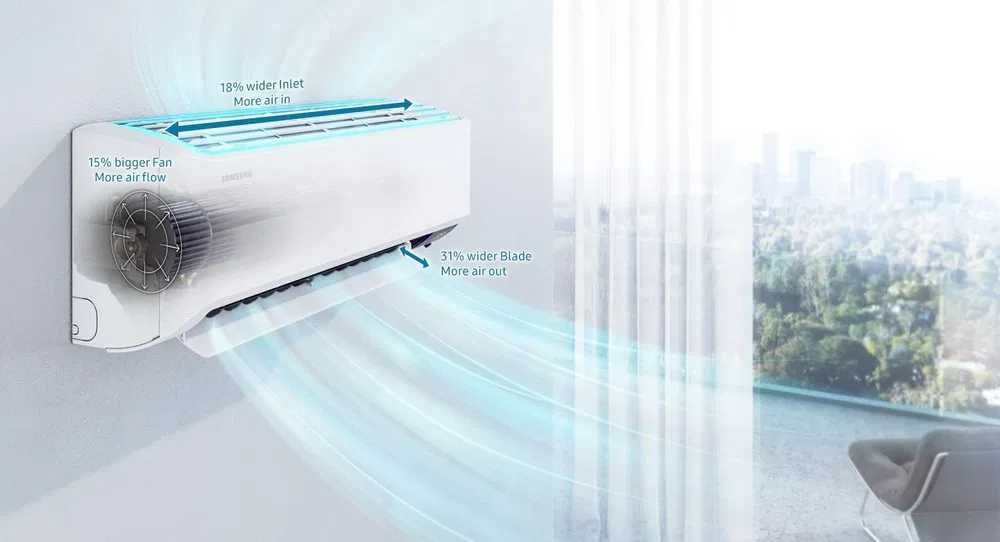 Кондиционер Samsung 12.000 Windfree Прохлада без ветра 2025 NEW Оптом