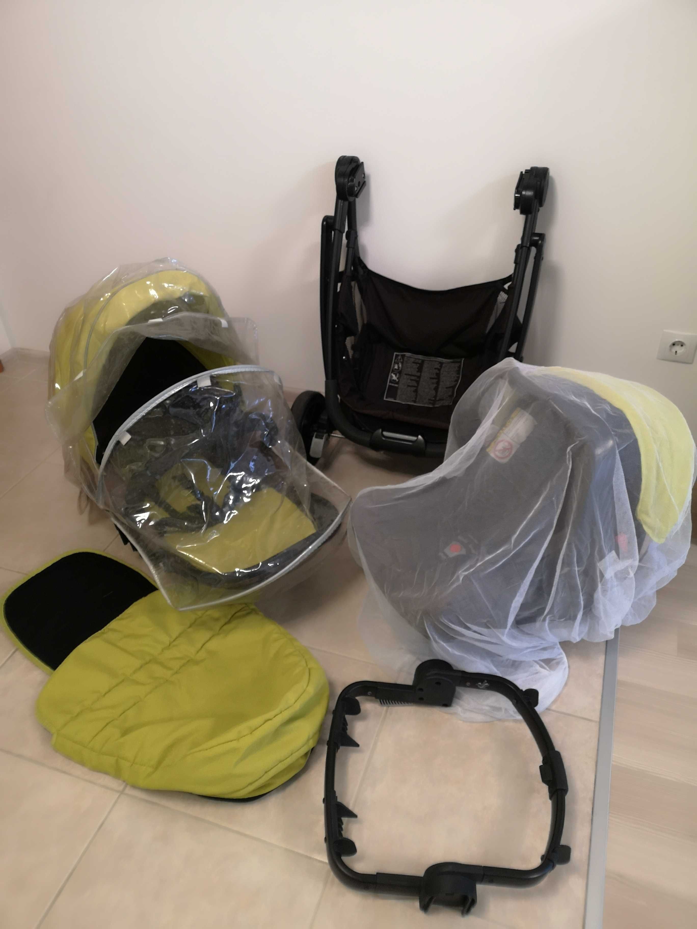 Бебешка количка Graco Evo 2в1 Lime / Детска лятна количка Moni Billy