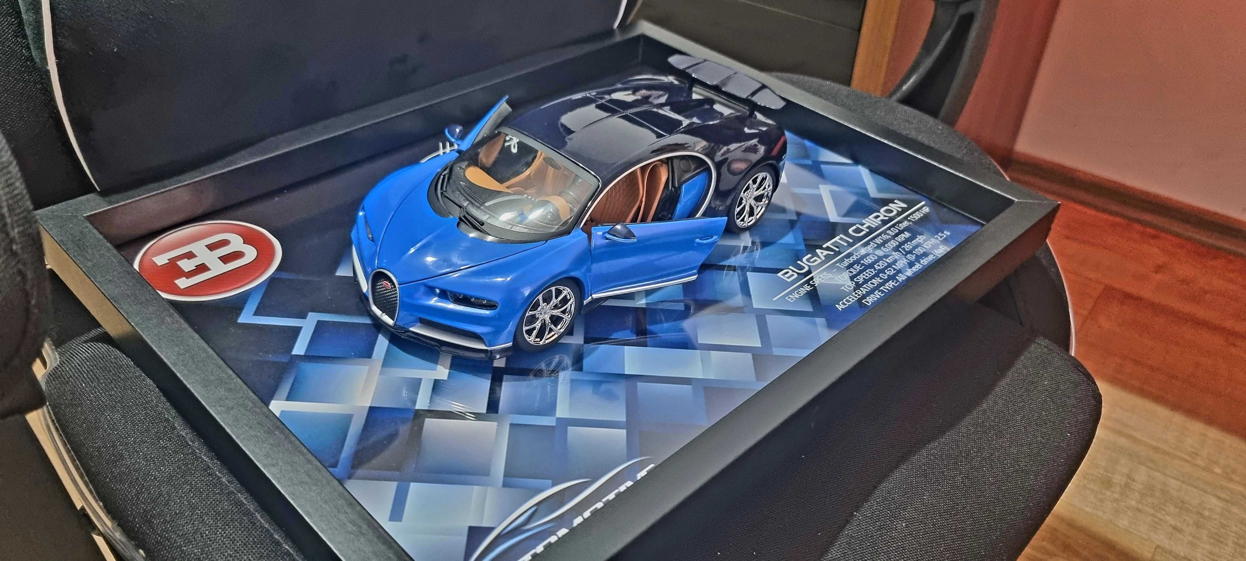 Tablou 3D Macheta Auto 1:18 Bugatti Chiron