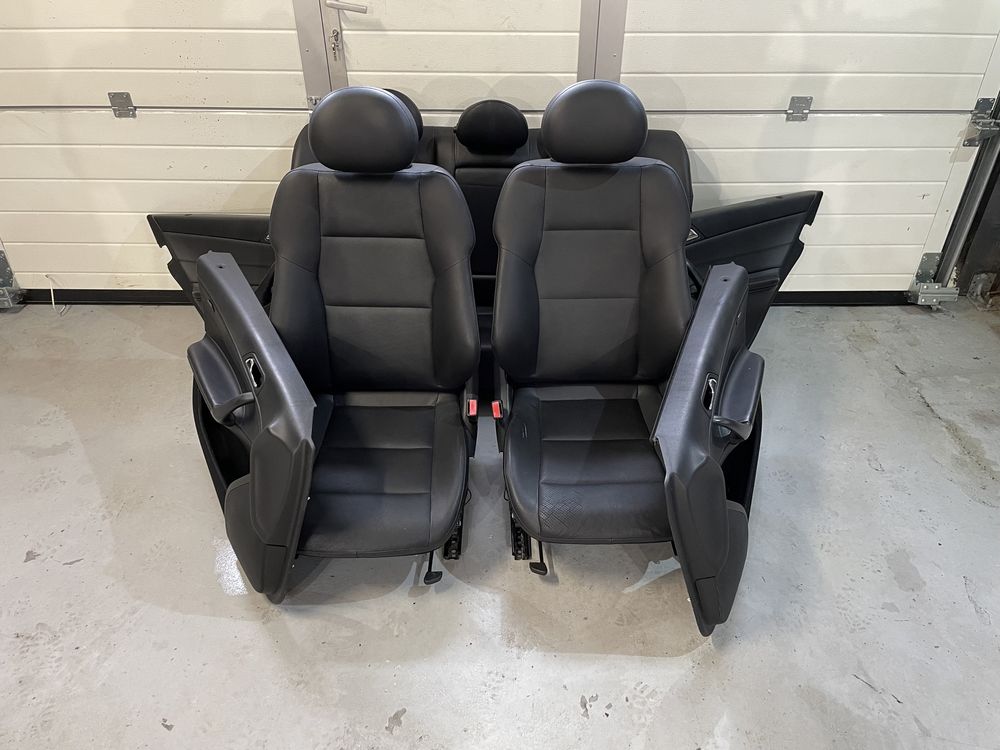 Scaune piele tapiterie interior Mercedes w203 C class limuzina