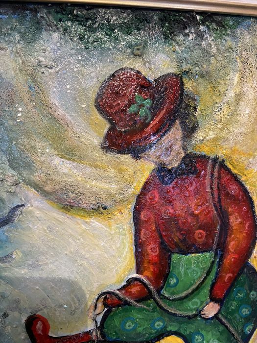 Коминочистач картина акрил кристали вълна 20/40