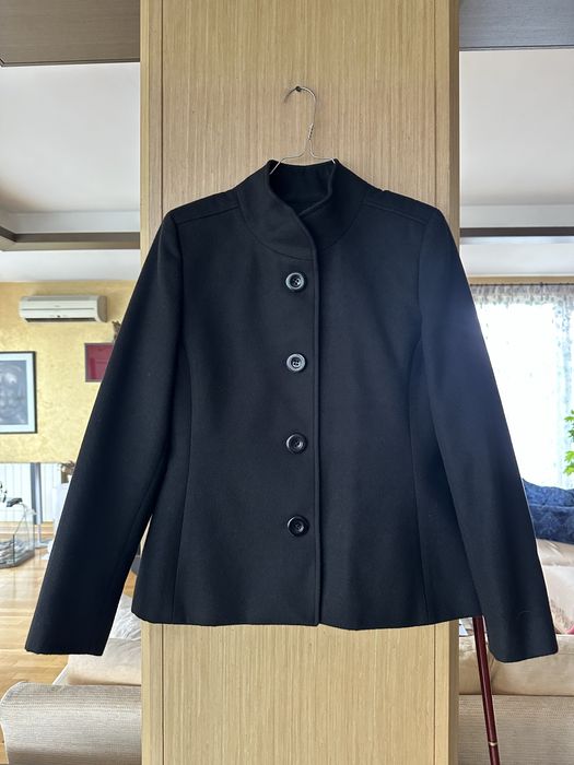 Черно вълнено сако Луксима