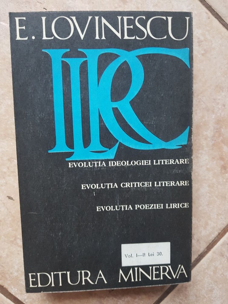 Eugen Lovinescu - Istoria literaturii romane contemporane (2 volume)