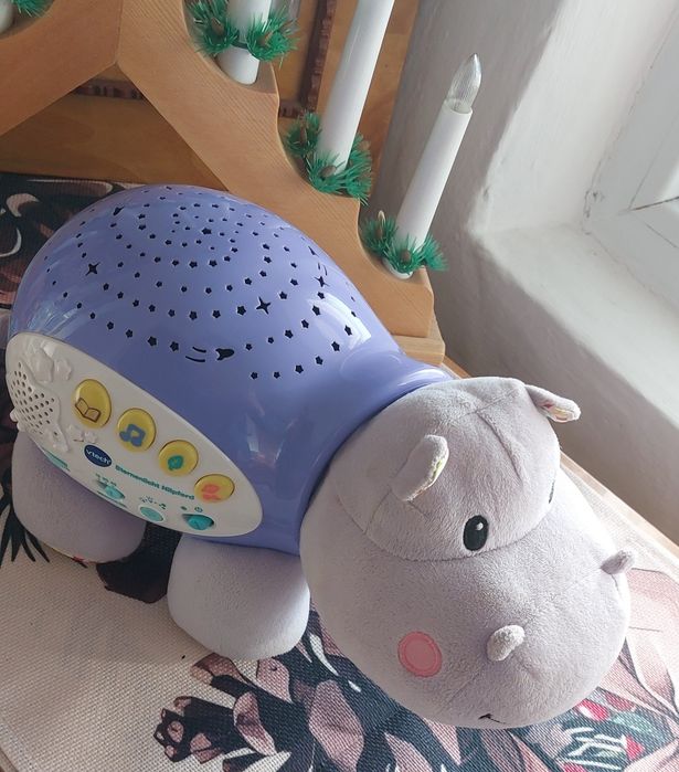Jucărie de pluș Vtech Little Hippo Sleep Soother- cu sunete si lumini