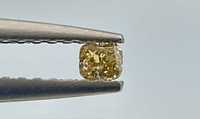Естествен диамант 0.14ct. - SI1/Natural Fancy Yellowish Brown