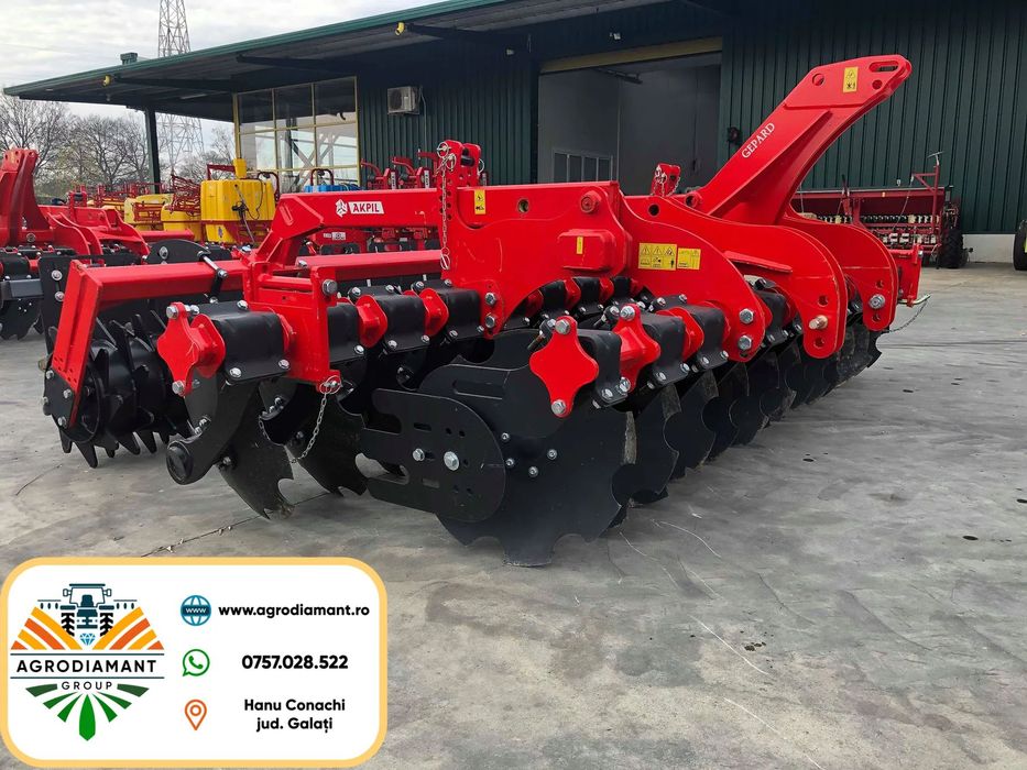 Akpil teradisc purtat 3.0 / 3.5 / 4.0m utilaj profesional, nou de la producator