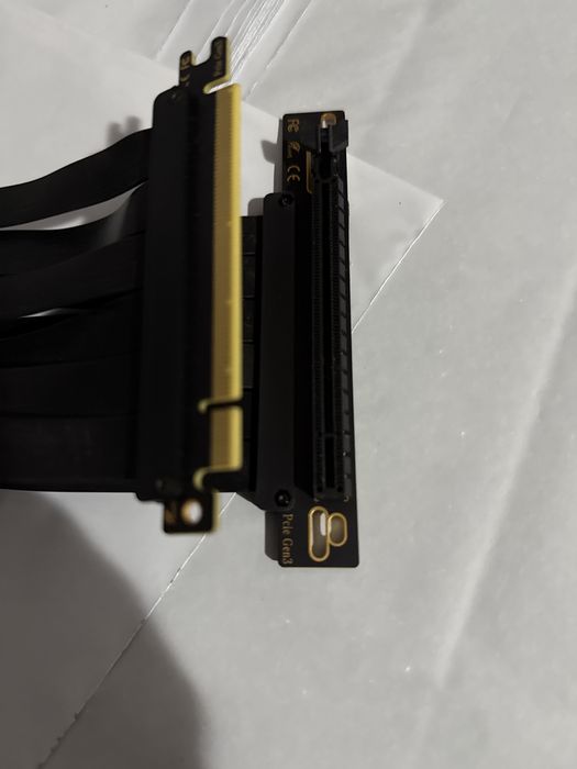 Cablu 20cm PCIe 3.0 X16 GPU Riser placa video,unghi 90 grade RX RTX