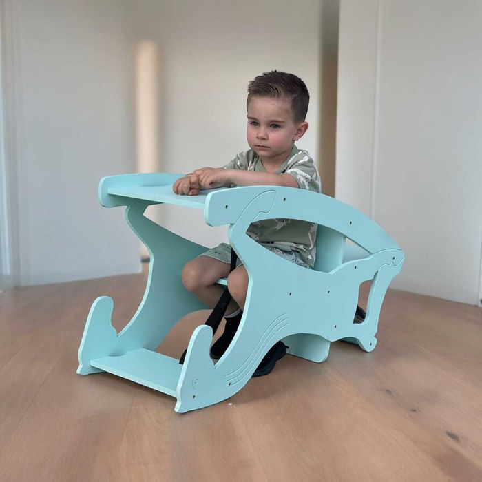 Mobilier inteligent pentru copii cu 3 functii , balansoar 3 in 1