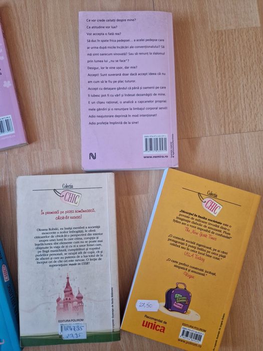 set 7 carti polirom 70 lei