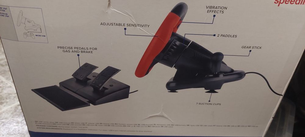 Волан SPEEDLINK Trailblazer, Съвместимост PS4/PS3/PC, Черен