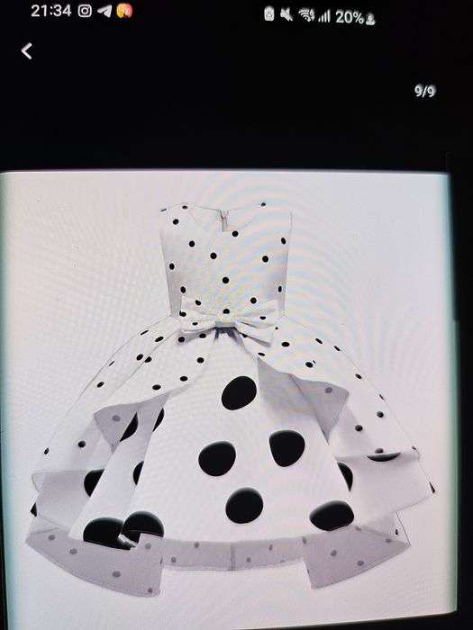 Нарядное платье для девочки 120см