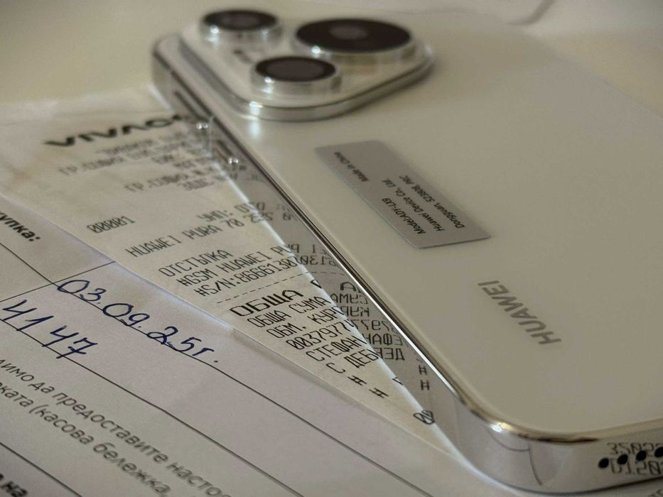 Бартер!НОВ! Huawei Pura 70 White (Бял) 24м.Гаранция!