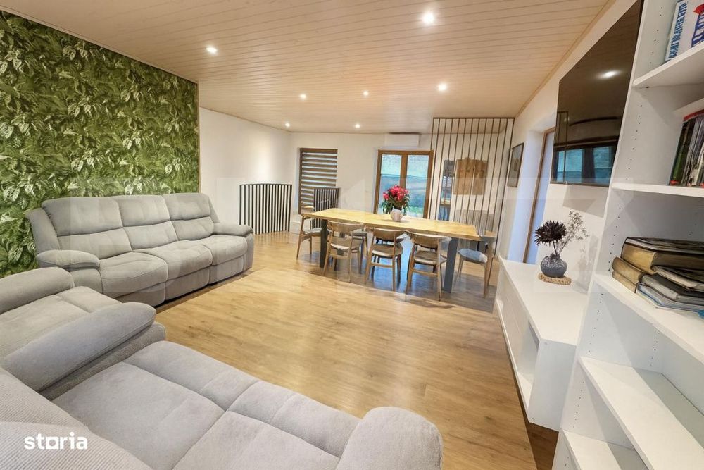 Casa moderna 4 dormitoare, teren de 1591 mp, cu foisor si livada,Limba