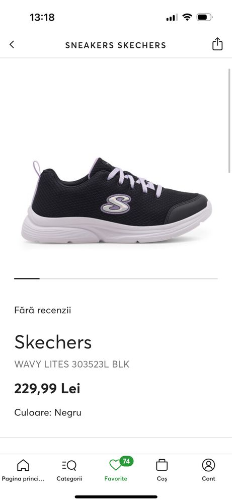 Adidasi Skechers marimea 36