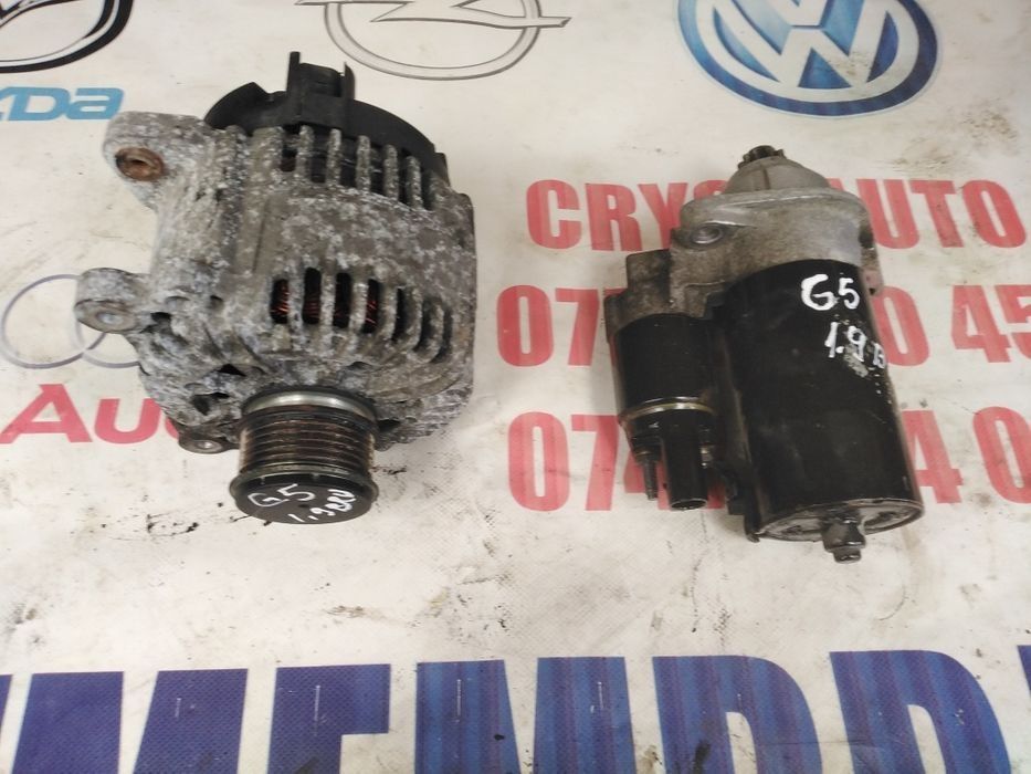 Alternator, Electromotor, VW Golf 5, motor 1.9 TDI BRU