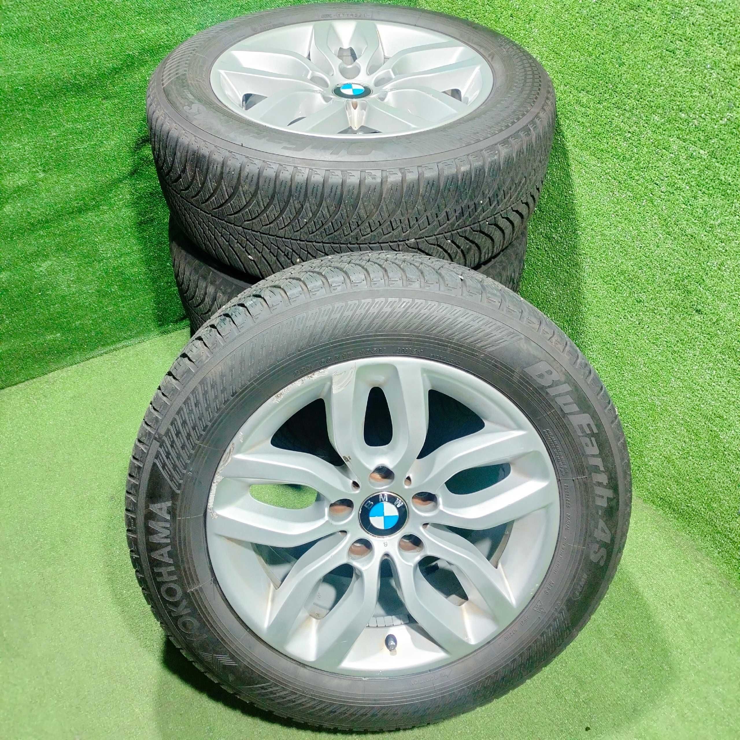 Продам Диски оригинал на BMW с шинами Yokohama 225/60 R17 7,5J 5/120