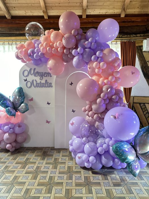 Aranjamente botez , decoratiuni cu  baloane