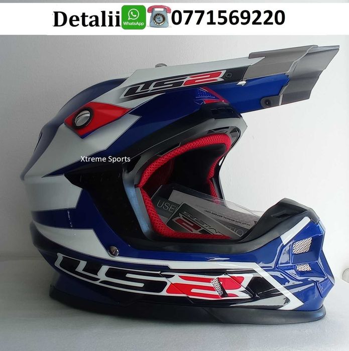Casca downhill atv bicicleta cross ochelari manusi moto  enduro LS 2
