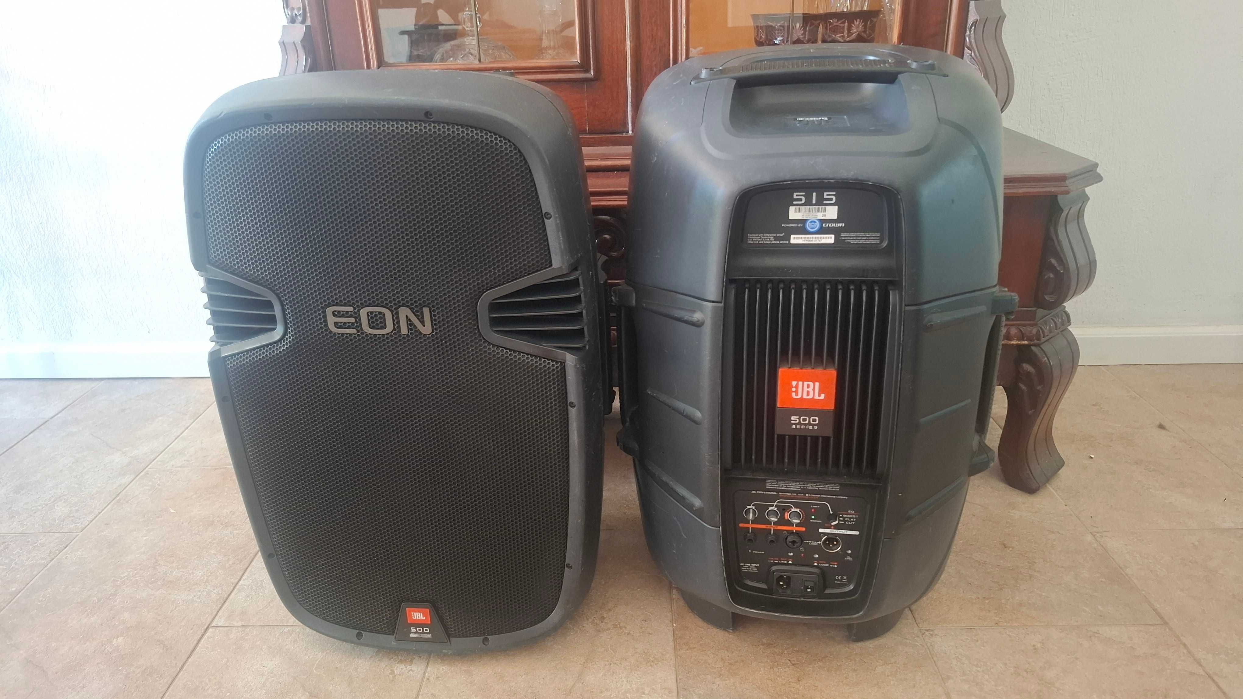 boxe active jbl eon 15 electreovoice ev zlx 15p 1000w omnitronic ca 80