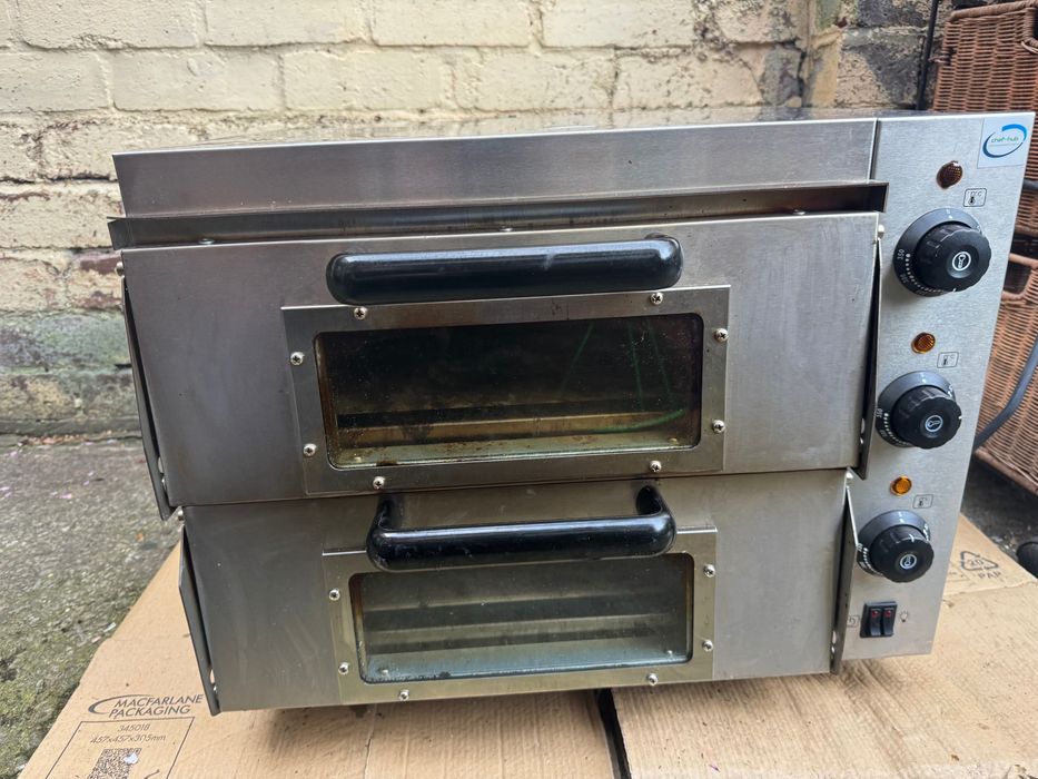 Професионална двукамерна пица фурна – Отлично състояние