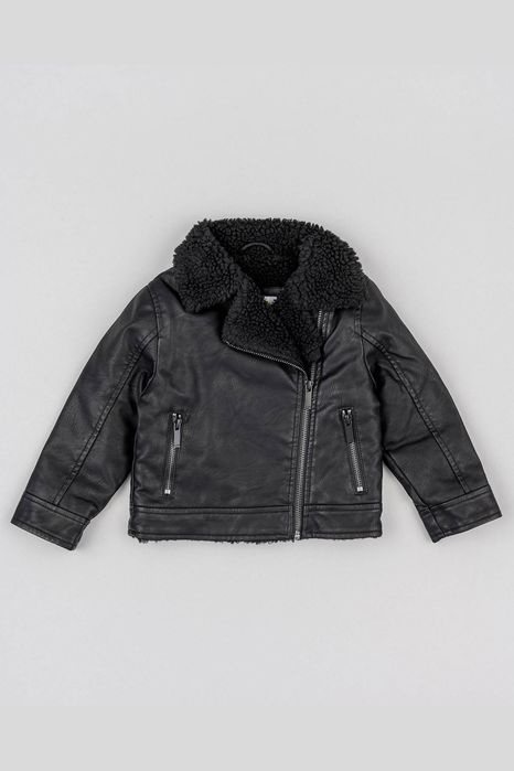 Детско, кожено байкерско яке Losan. 98 см
