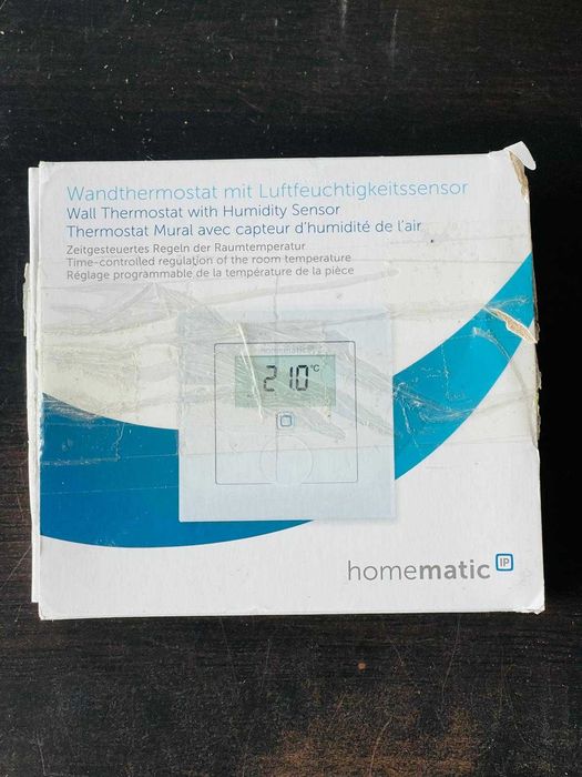 Senzor de temperatură și umiditate Homematic IP, alb, 143159A0A