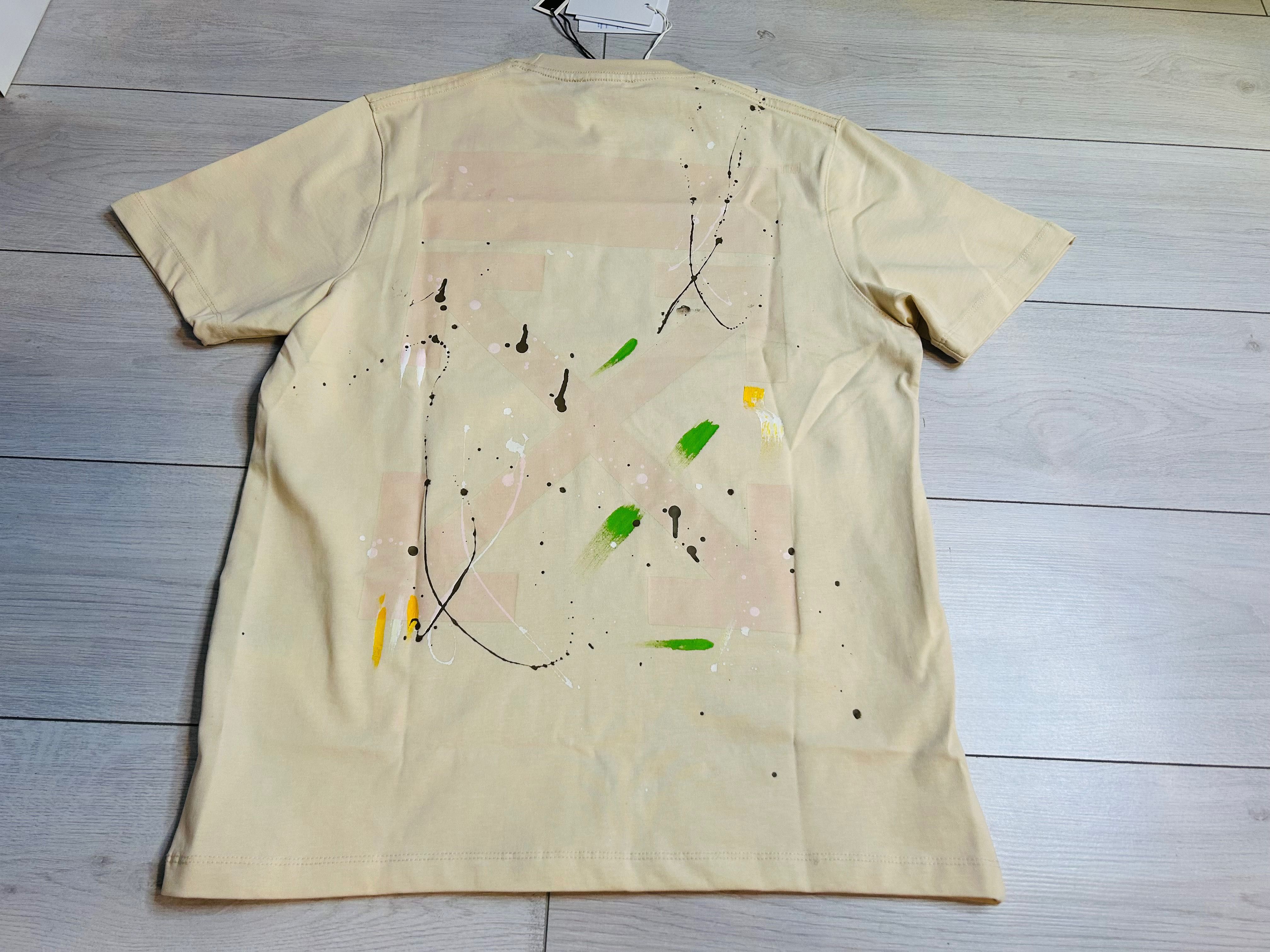 Tricou off white new model crem color 2025