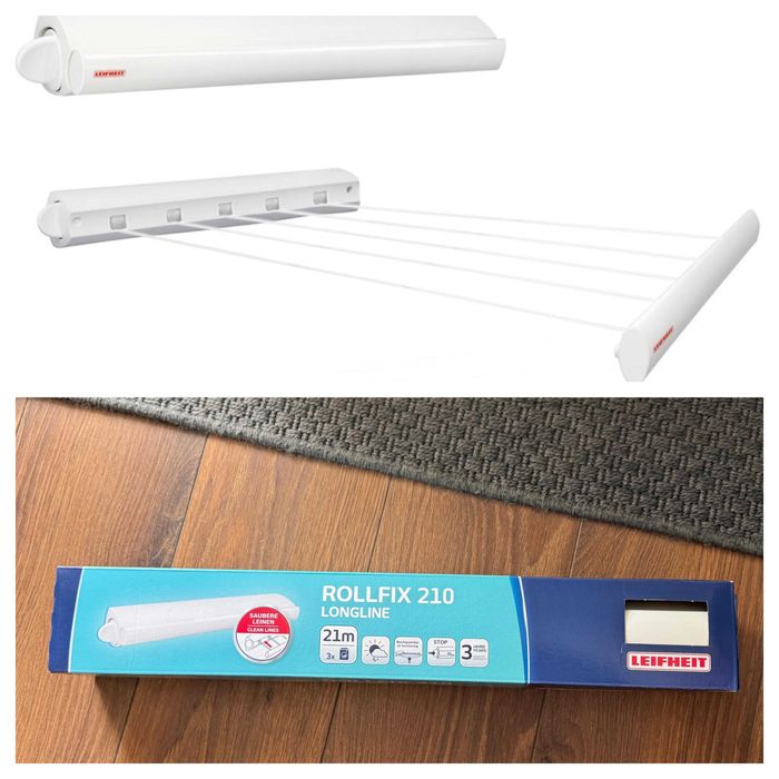 Uscător practic de rufe Rollfix 210 Longline sigilat