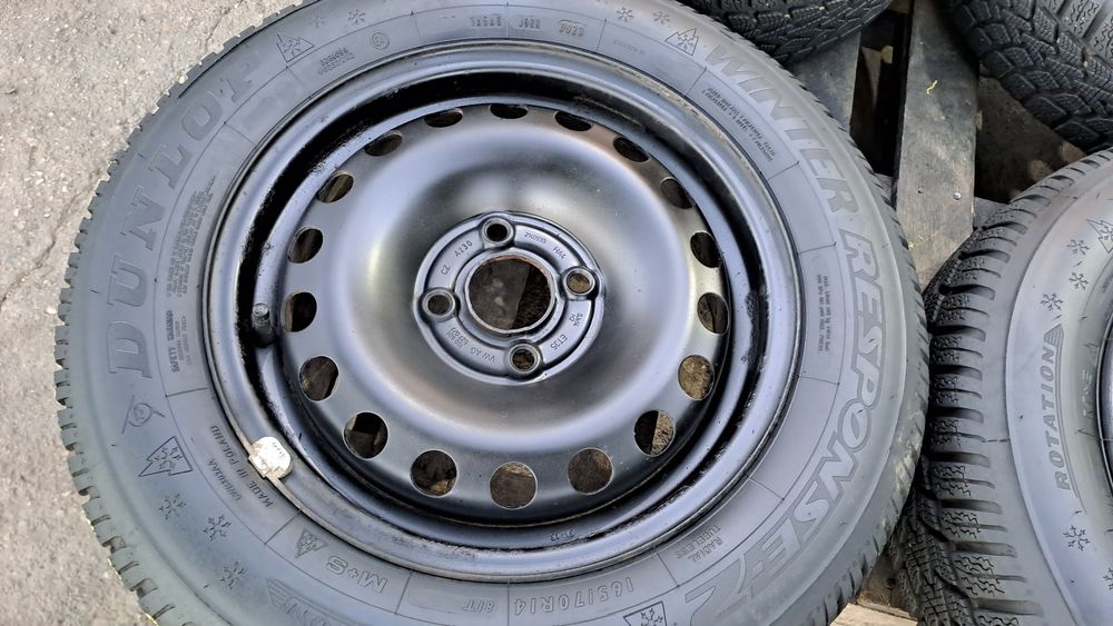 VW UP/ SKODA CITIGO 4бр. 14" 4Х100мм Джанти със Зимни гуми 165/70/14