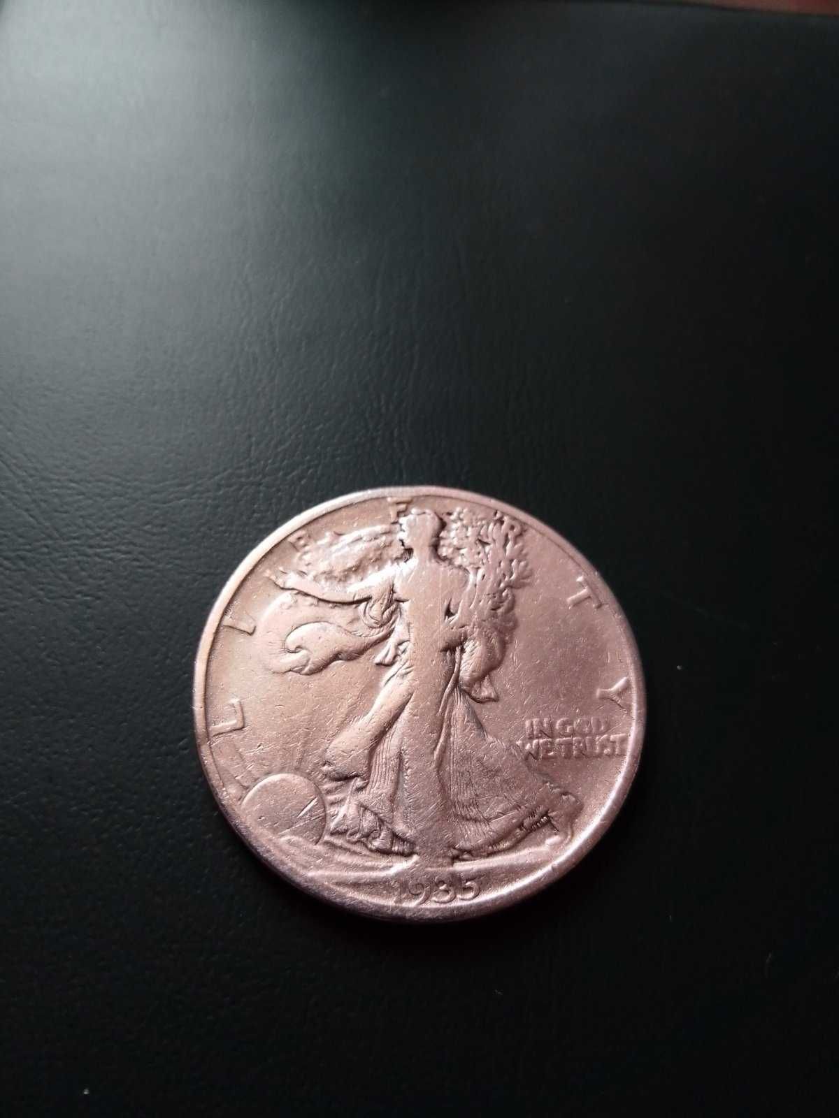 Half Dollar-USA-1935-41-42 г.Сребро!Промо цена!