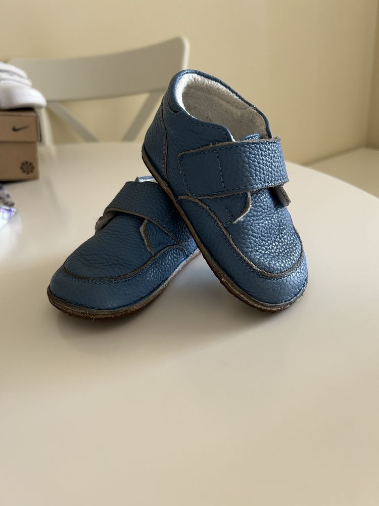 Papuci din piele barefoot,marimea 21