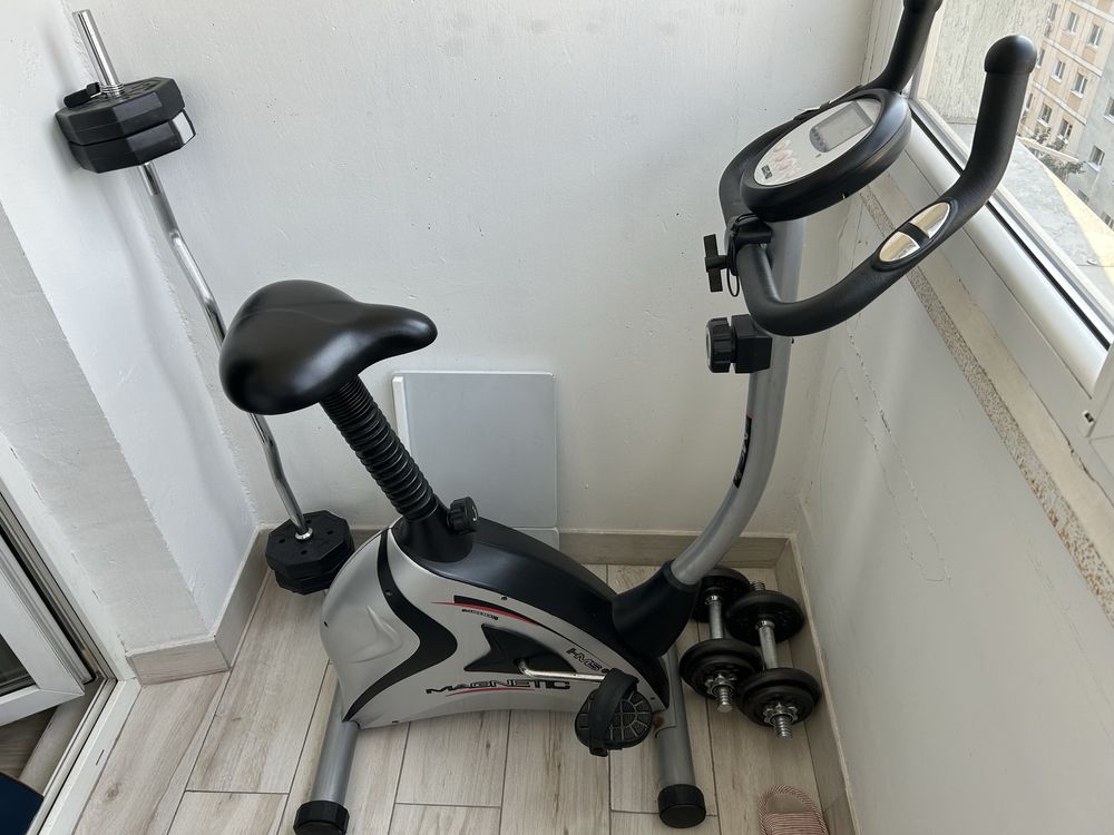 bicicleta fitness+ banca fitness