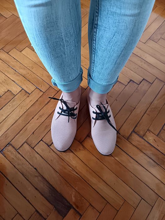 Pantofi dama piele naturala, noi, Mas.38