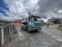 Vand scania 420 8x4 basculabila cu macara