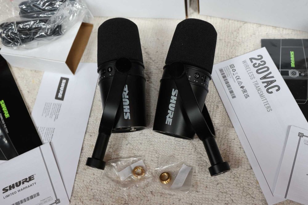 Ветробрани Shure RK345 Black 2 бр. за микрофоните SM7A и SM7B