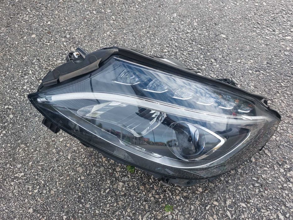 Необорудван ляв фар Mercedes-Benz W205 C200d 2014,2015,2016, 2017,2018