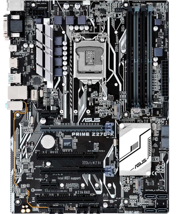 Дъно Дънна платка ASUS PRIME Z270-K 1151 DDR4 M.2 OVERCLOCK