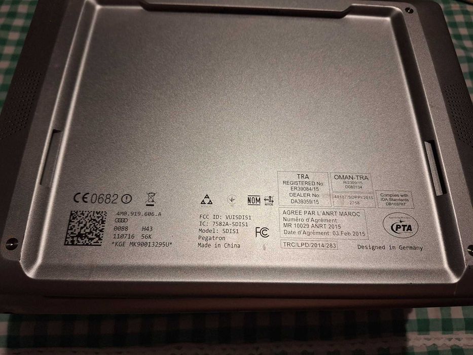 Audi Q7 Q5 A8 A7 A6 A5 Original Tablet 4M Entertainment Tablet Display