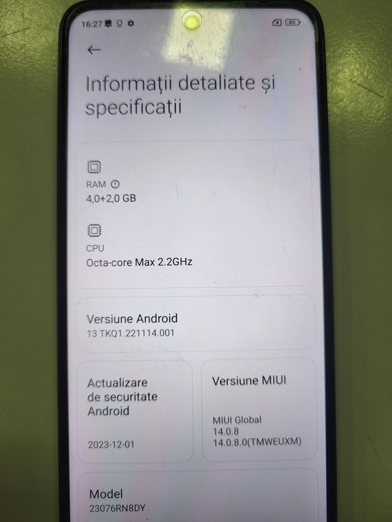 Redmi 12 5G Impecabil ca Nou Poze Reale