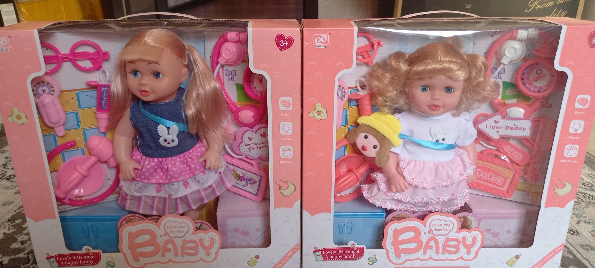 Кукла набор игрушек для девочек детей.